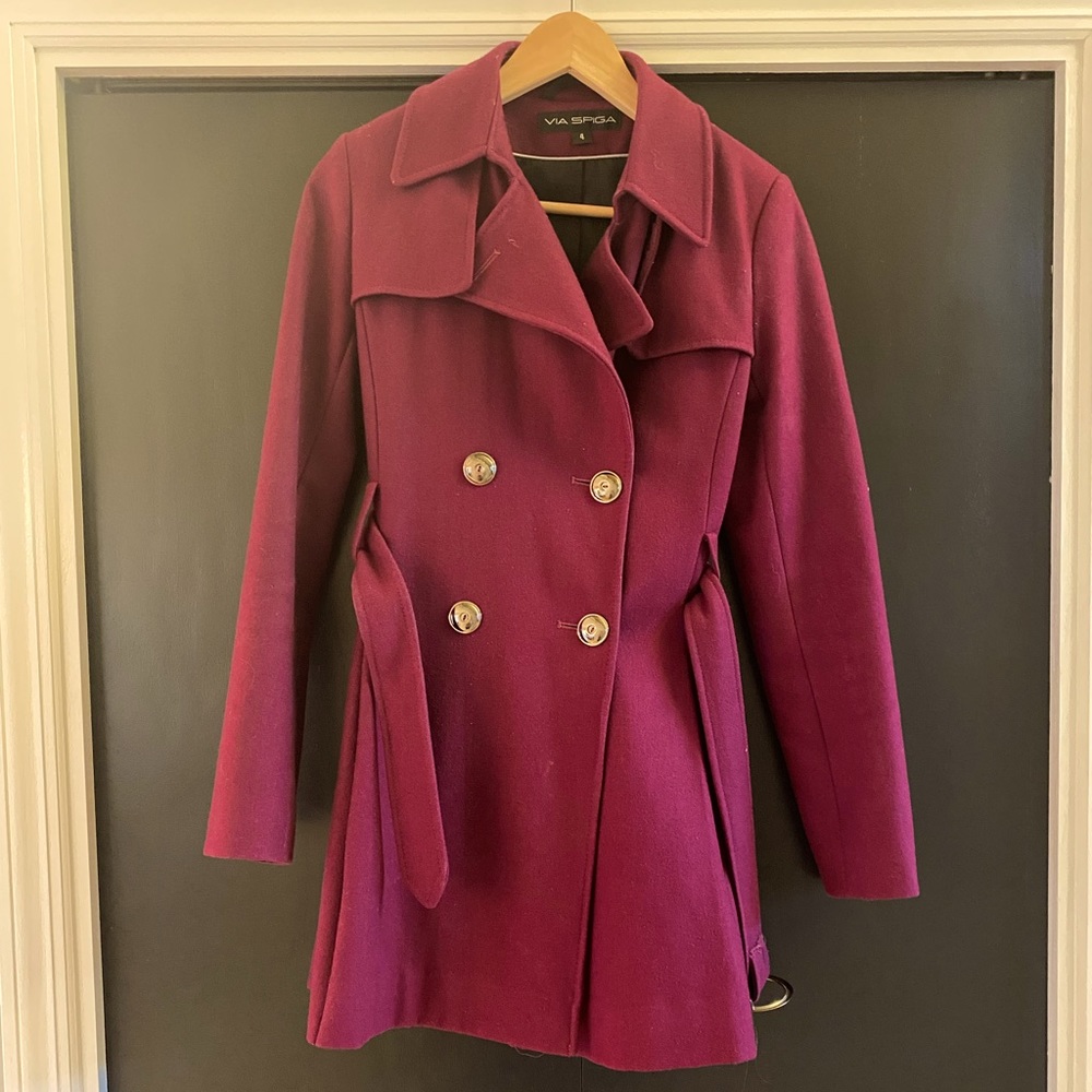 Via Spiga Wool Coat